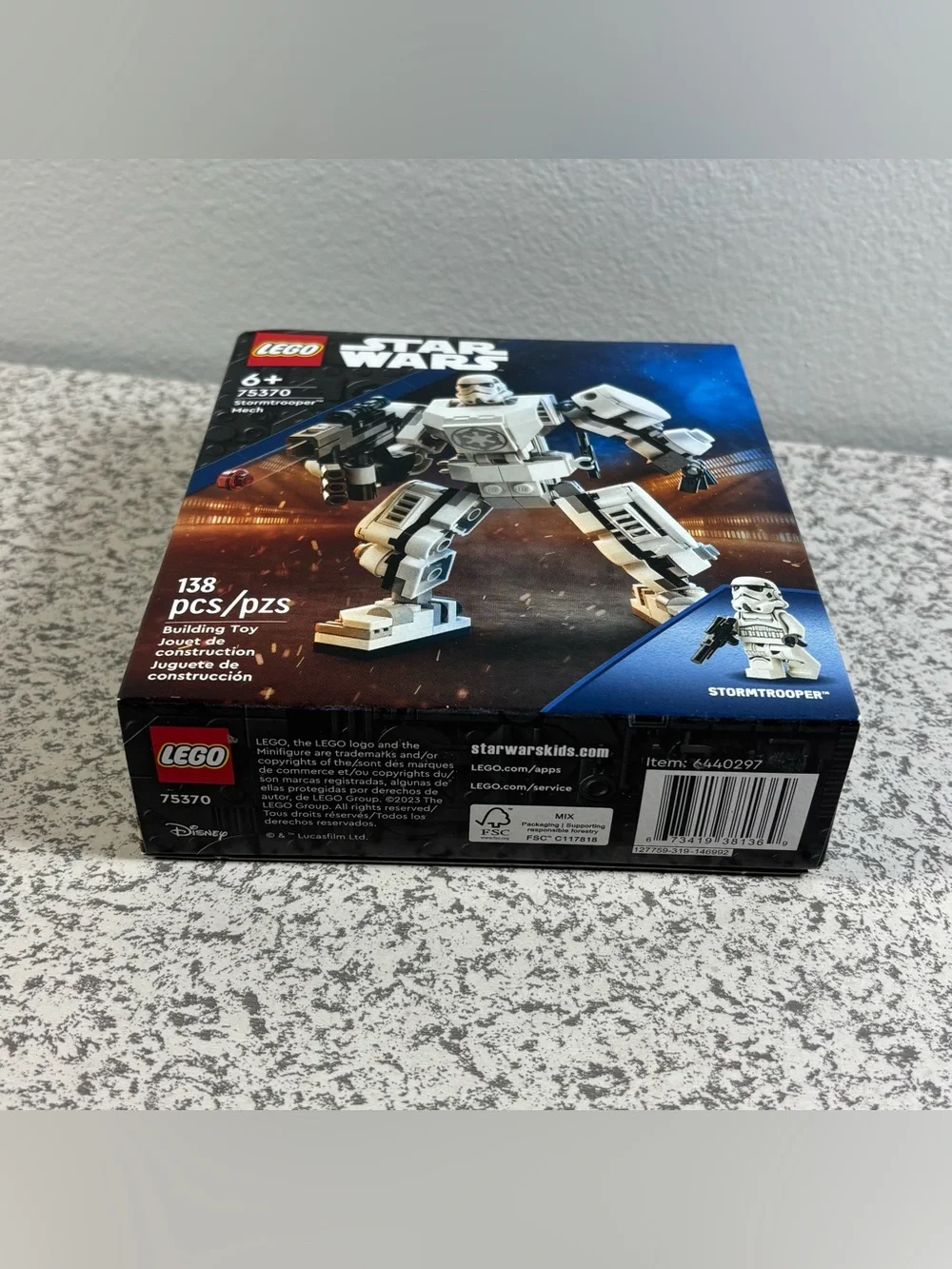LEGO 75370 Star Wars Stormtrooper Mech Retired Set Kit